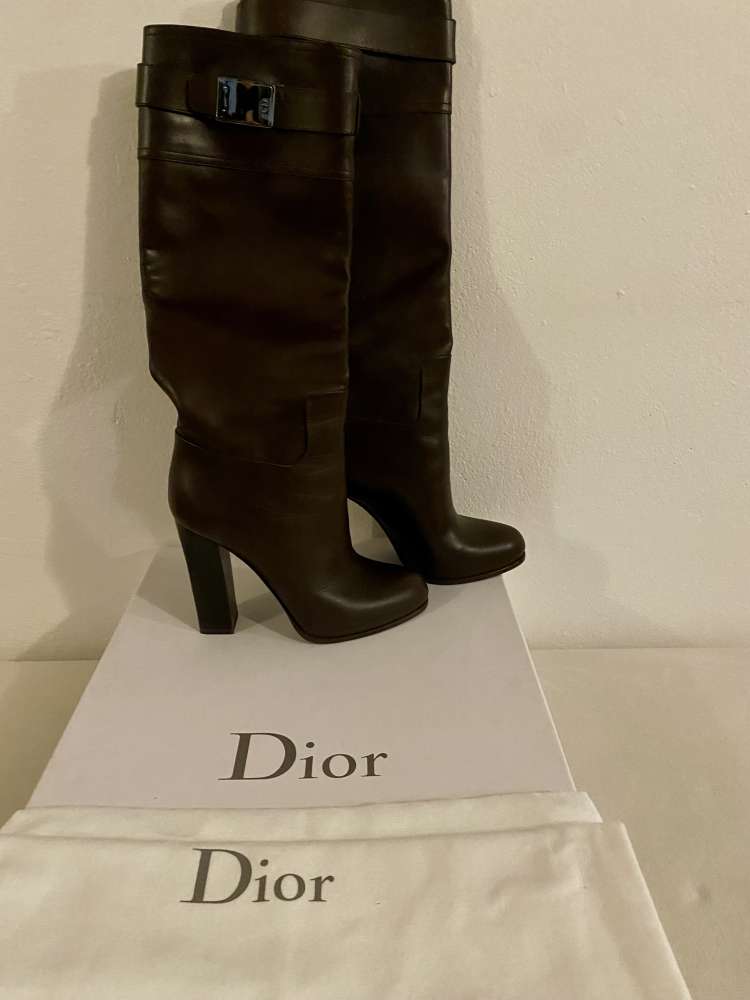Dior - Brown Leather High