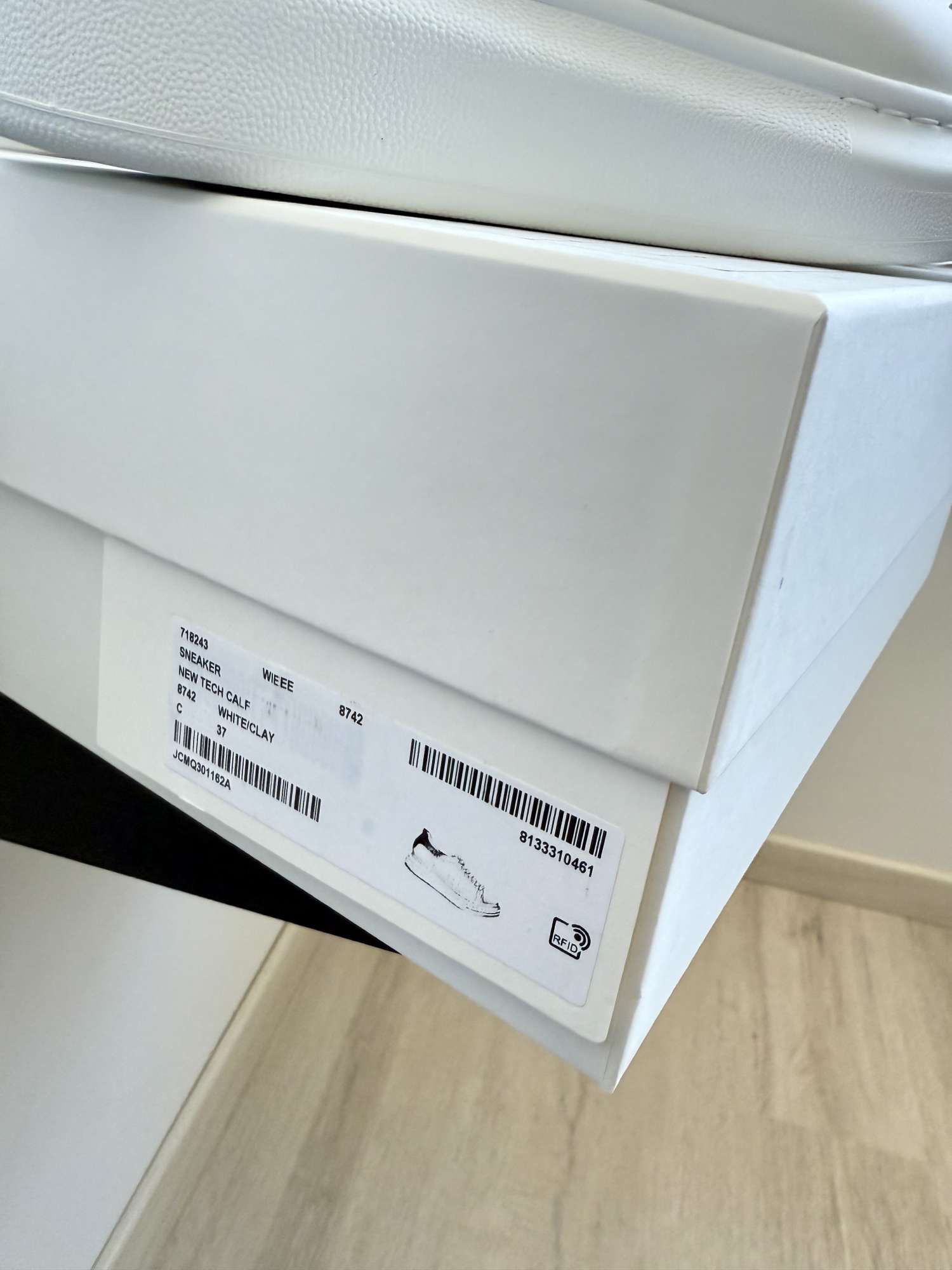 Alexander McQueen rosegold glitter tenisky