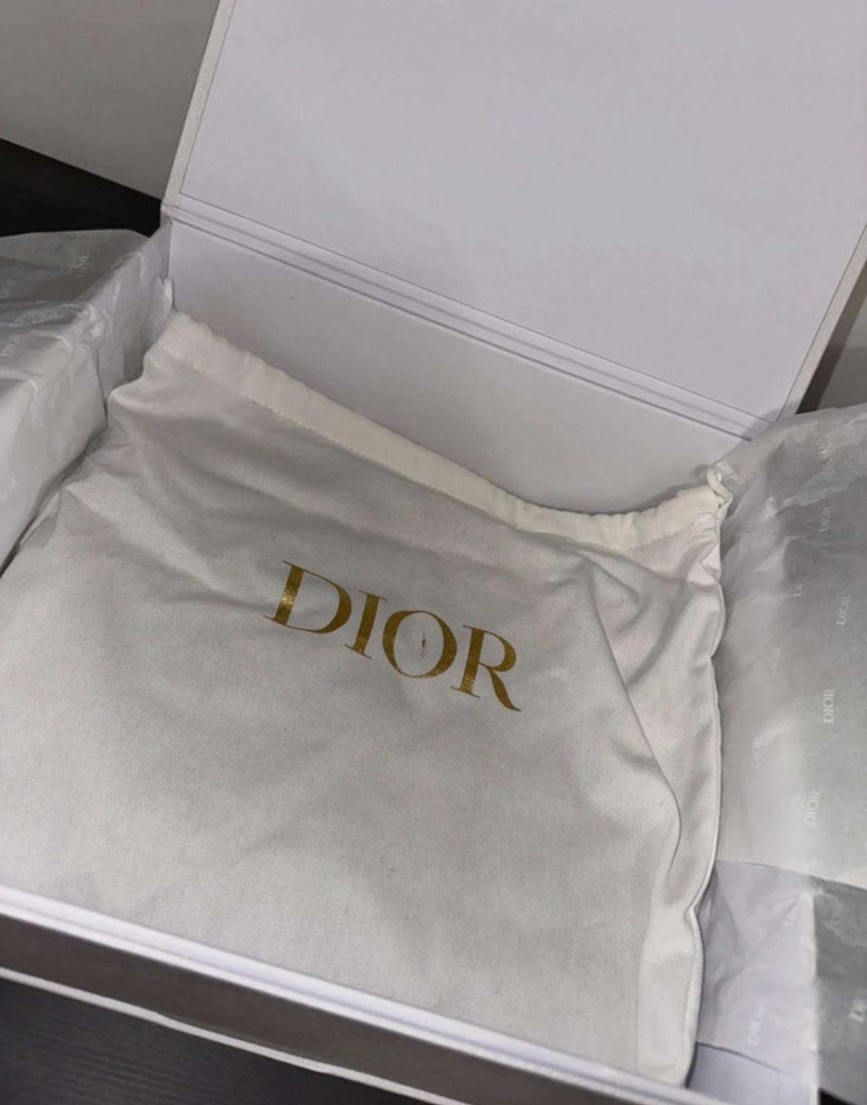 Dior clutch gold