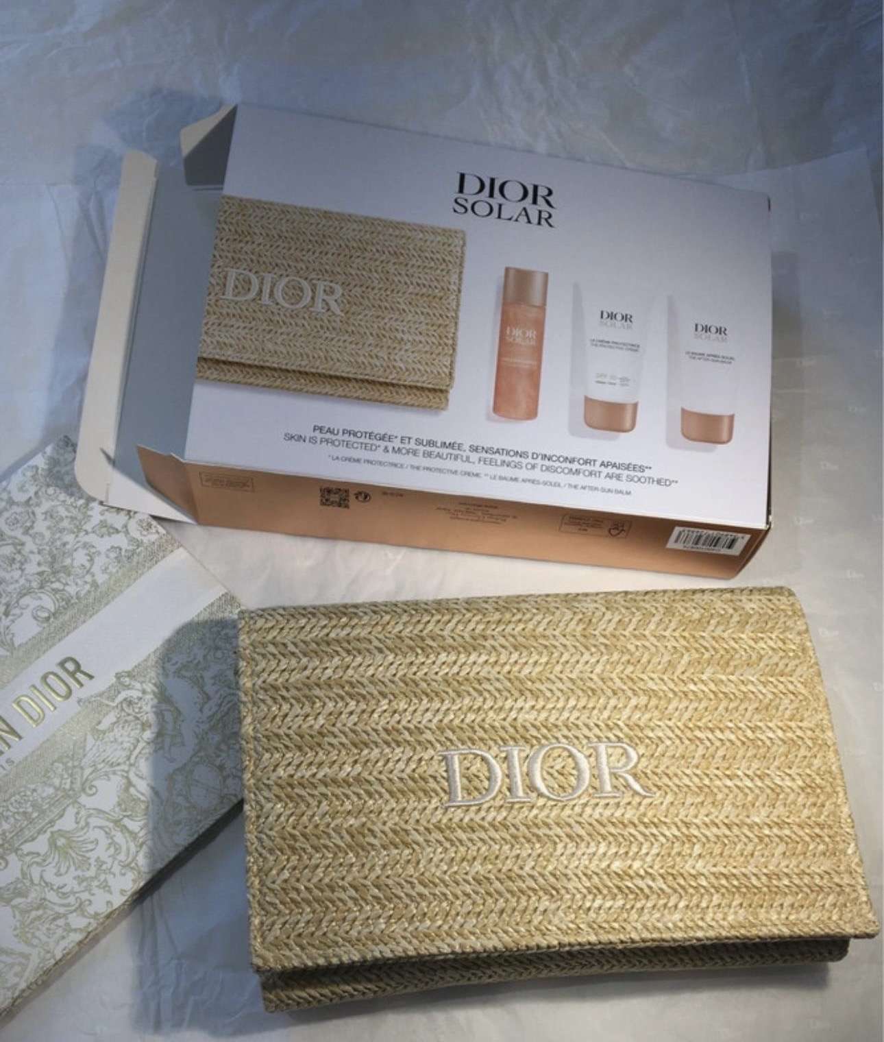 Dior beauty clutch