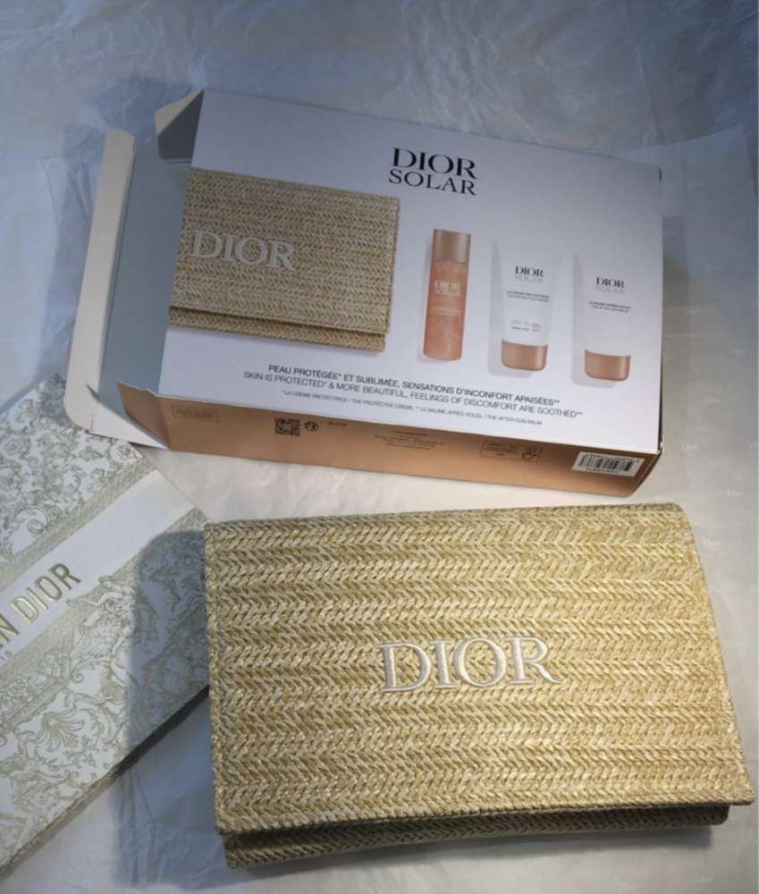 Dior beauty clutch