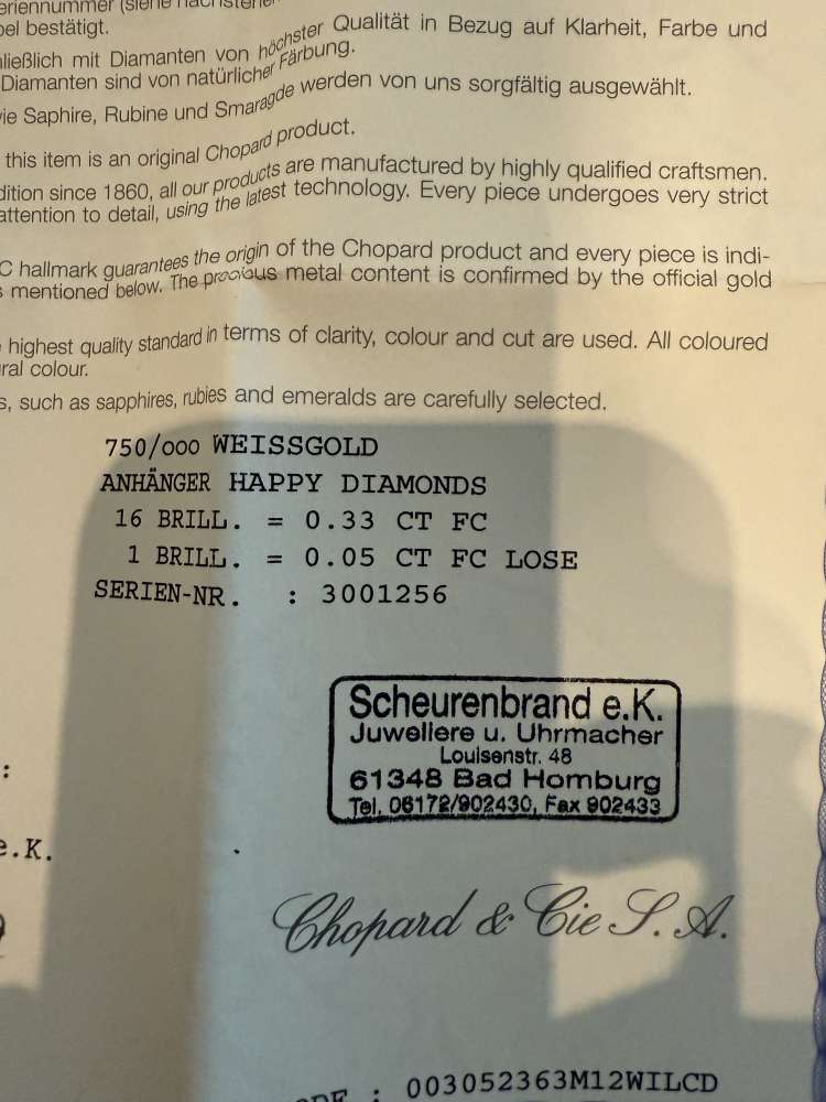 Chopard privesok