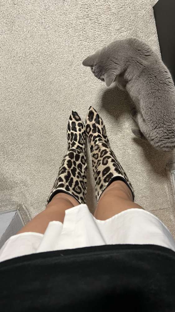 Tom Ford leopardie čižmy