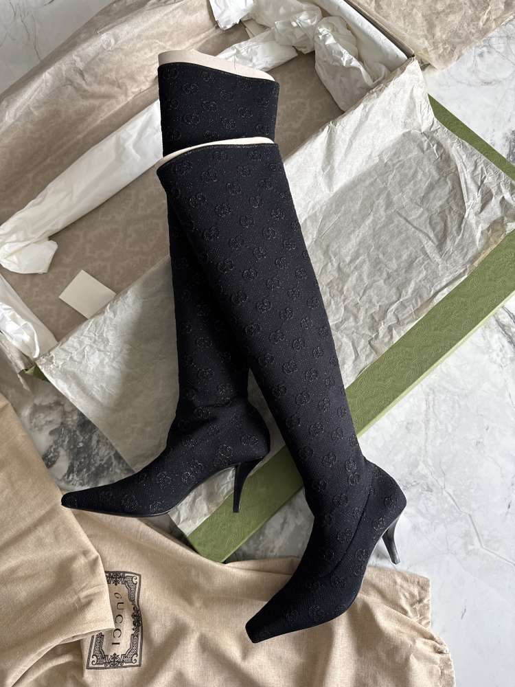 Gucci over knee stretch čižmy 39