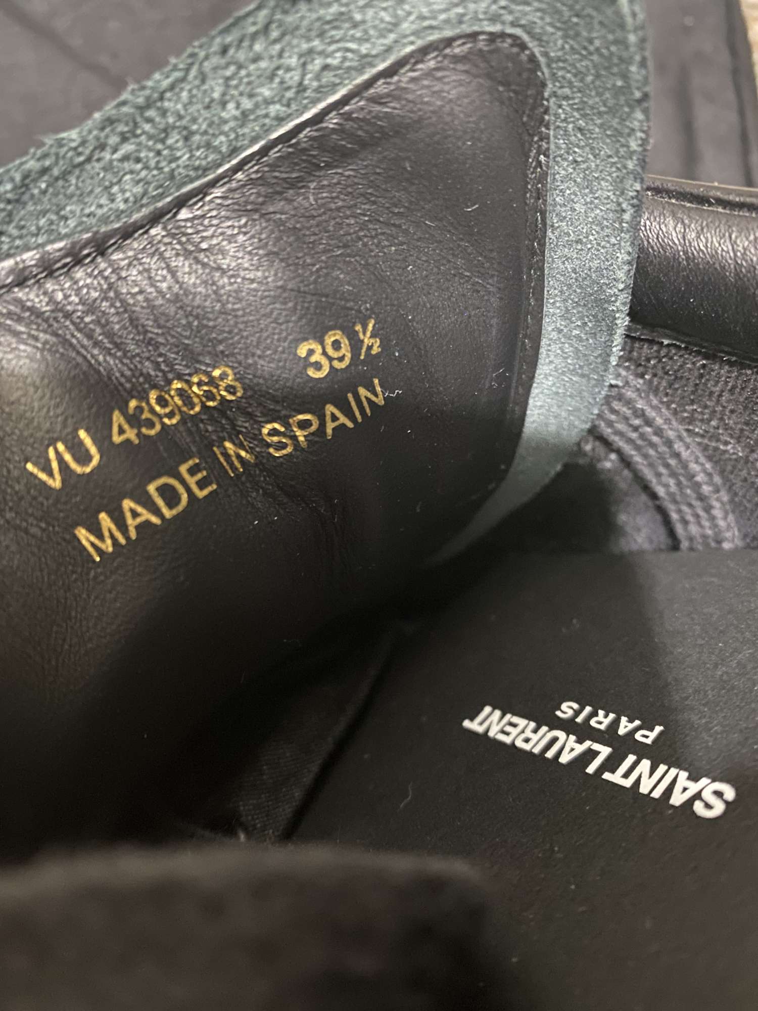 Yves Saint Laurent cerne kozene tenisky