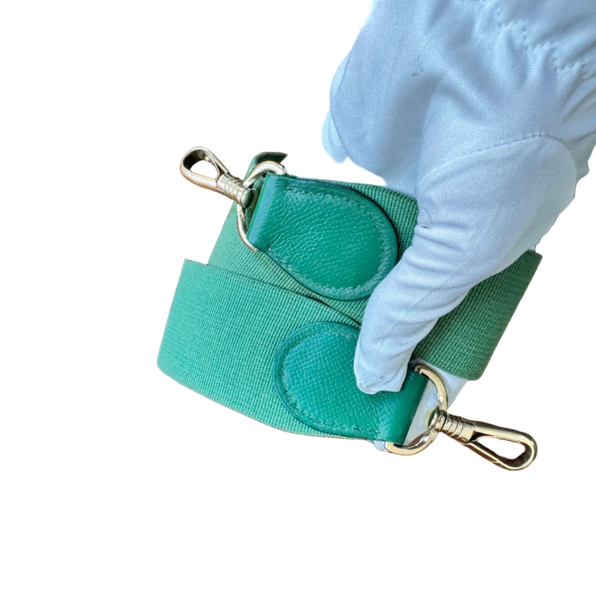 Hermès Evelyne GM Vintage kabelka – hráškovo zelená koža Courchevel