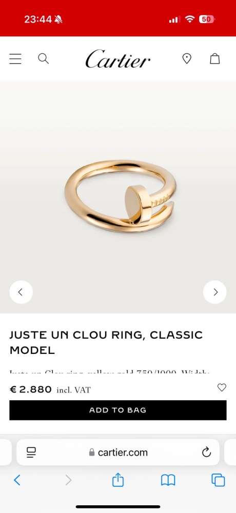 Cartier Juste un Clou