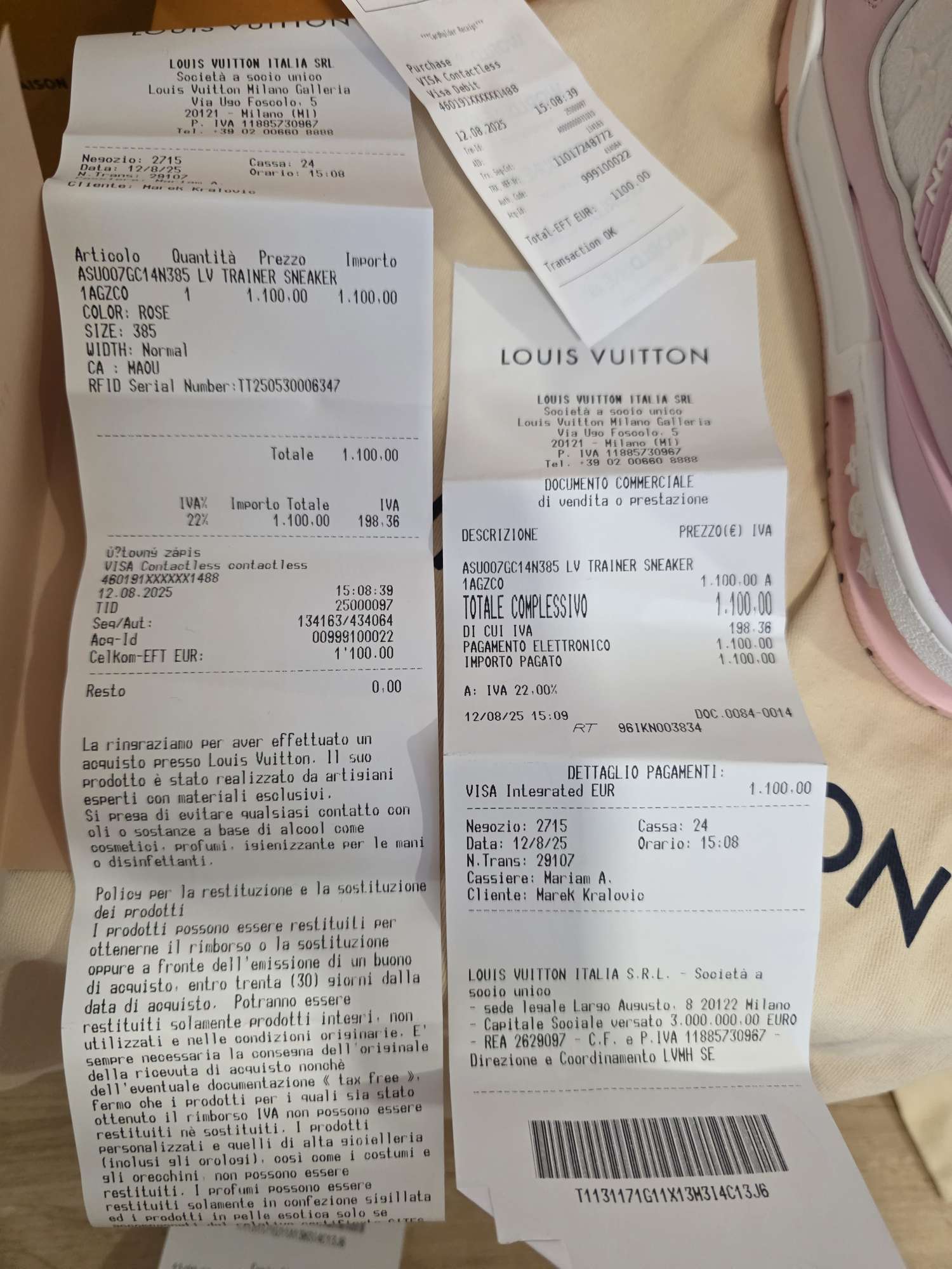 Louis Vuitton tenisky