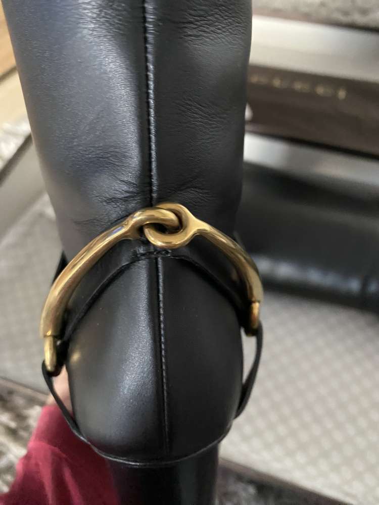 Gucci dámské kozačky, Horsebit, 39 velikost