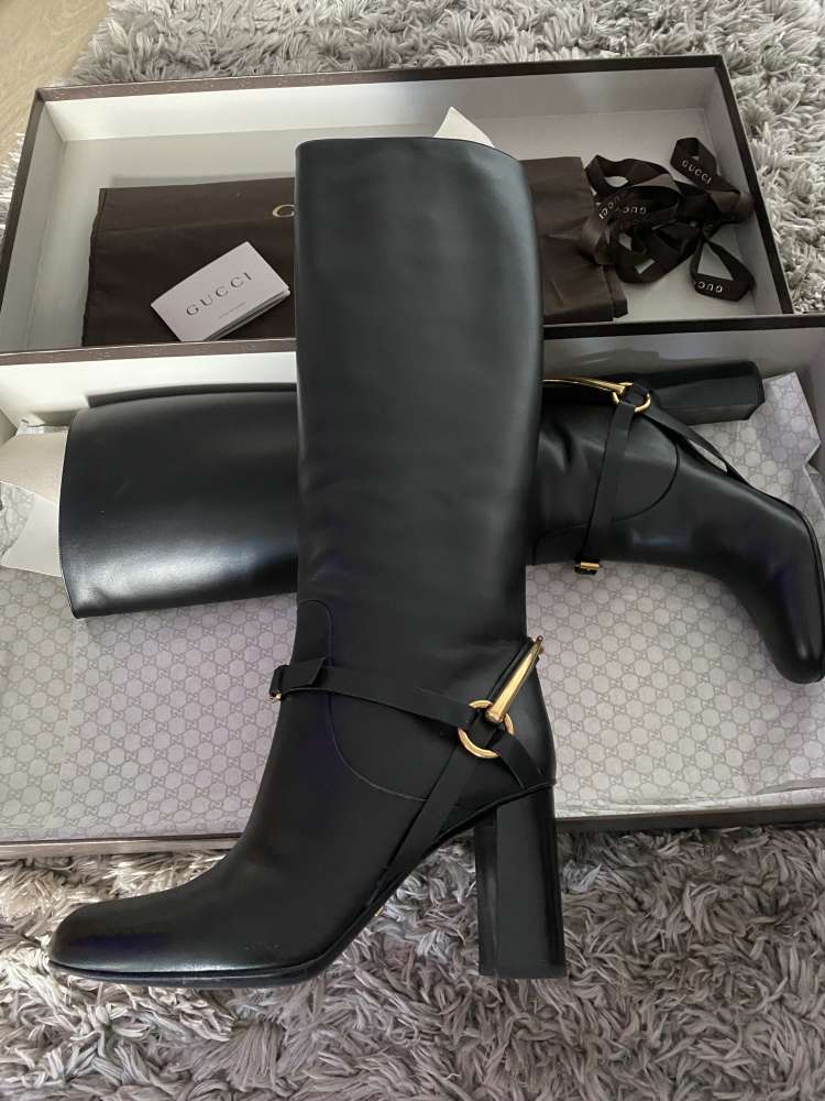 Gucci dámské kozačky, Horsebit, 39 velikost