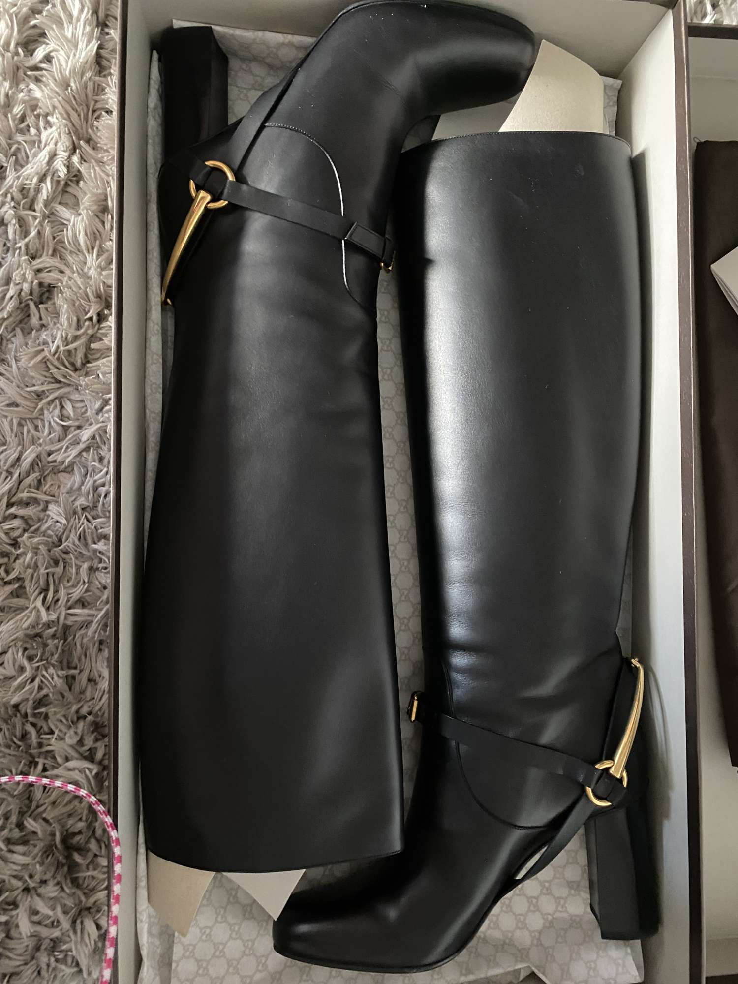 Gucci dámské kozačky, Horsebit, 39 velikost