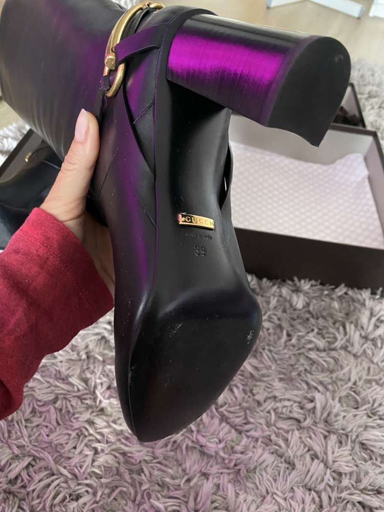 Gucci dámské kozačky, Horsebit, 39 velikost