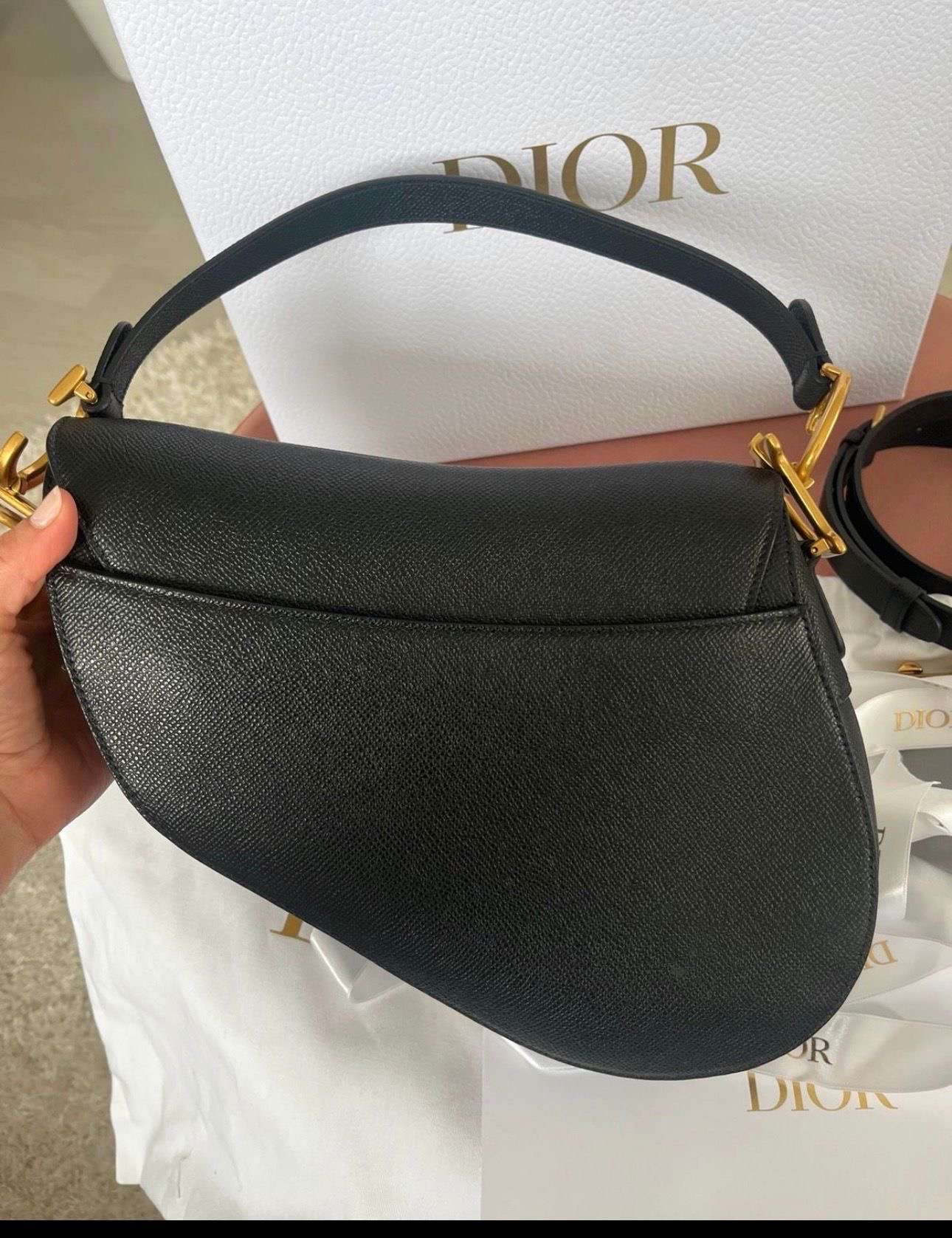 Dior saddle bag