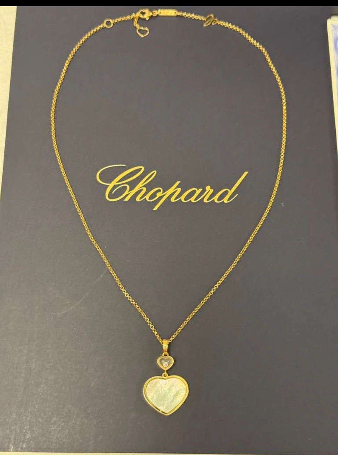 Chopard set naušnice, náhrdelník