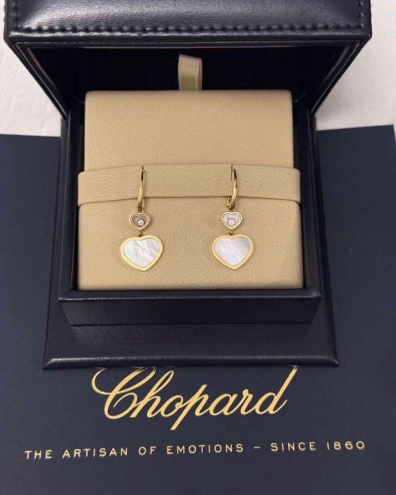 Chopard set naušnice, náhrdelník