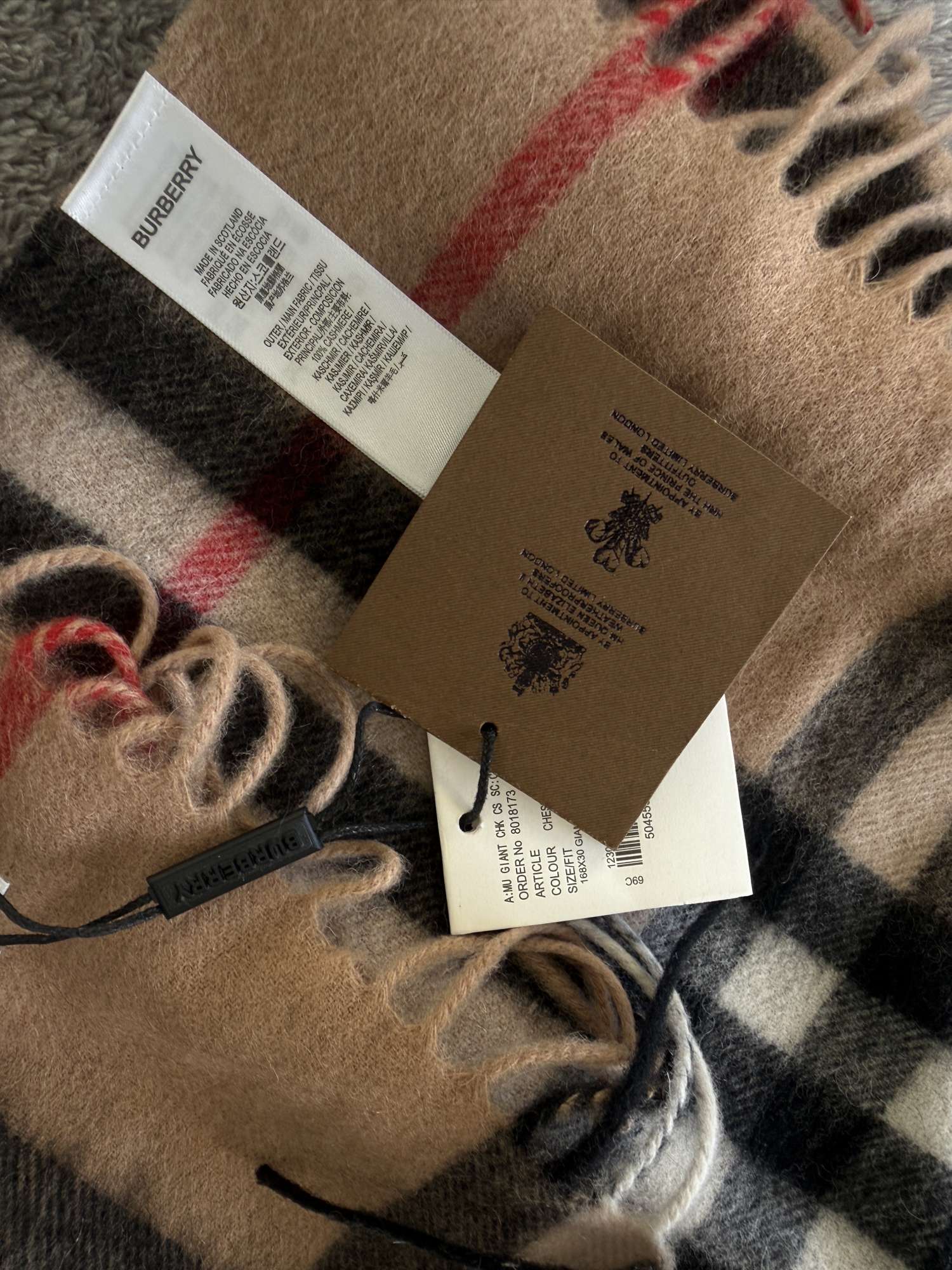 Burberry Kašmír Šál