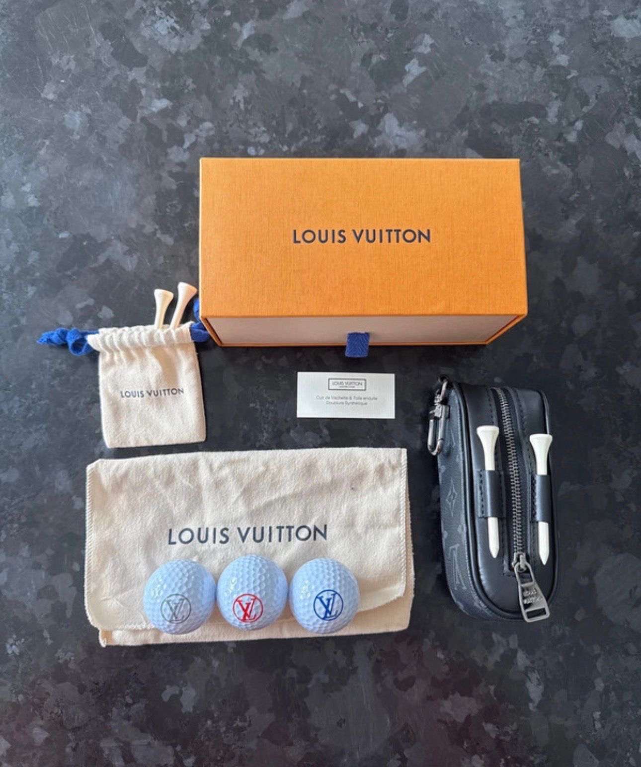 Louis Vuitton golfové loptičky