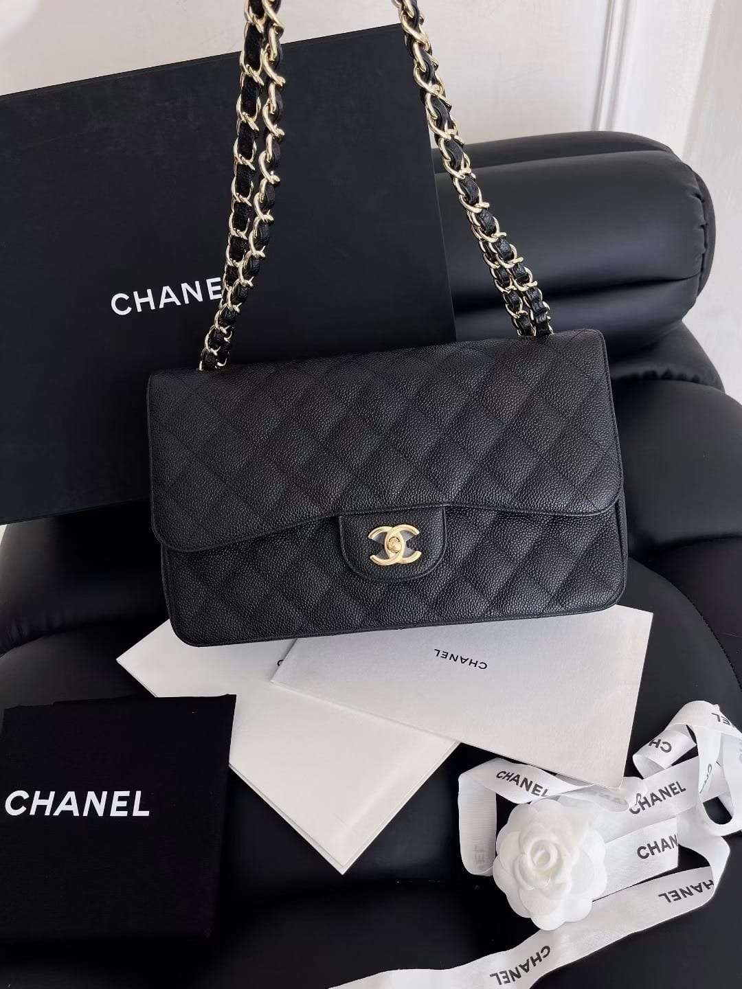 Chanel double flap