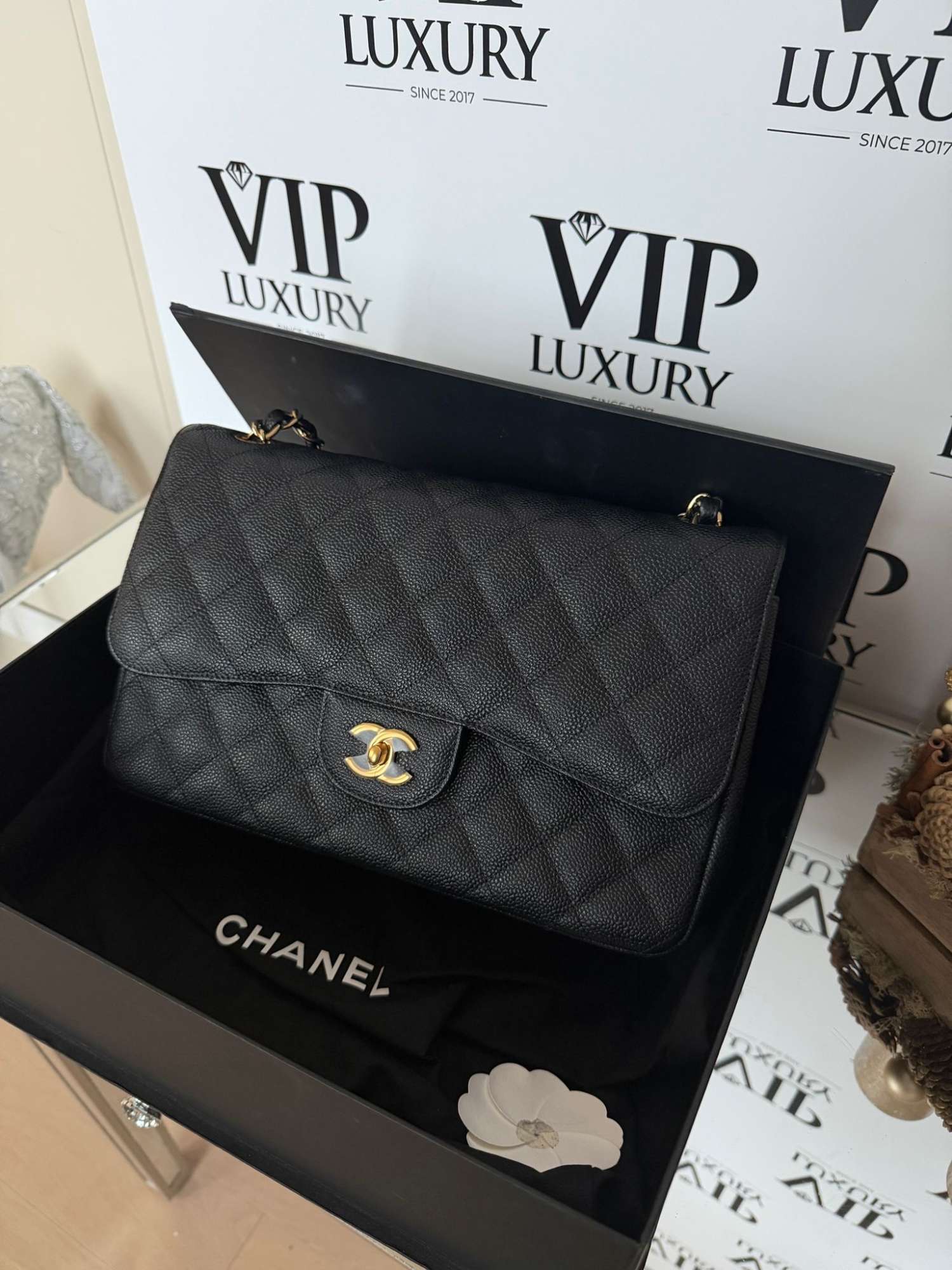 Chanel double flap