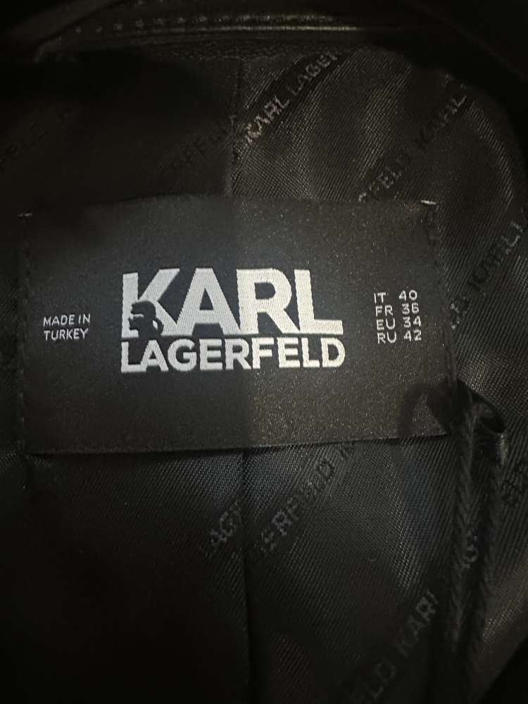 Kožená motorkárska bunda Karl Lagerfeld