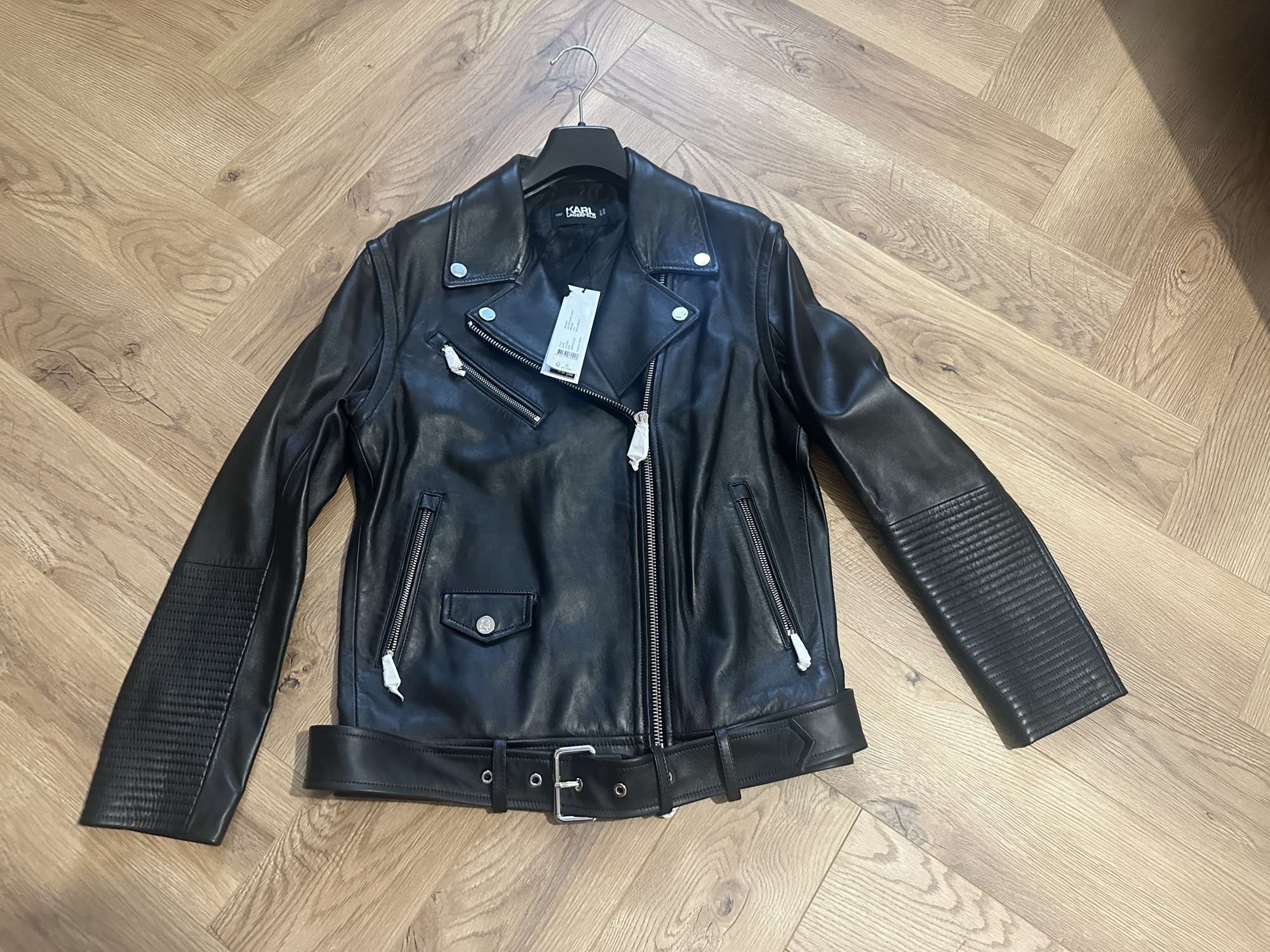 Kožená motorkárska bunda Karl Lagerfeld