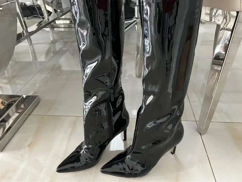 Guess kožené čižmy