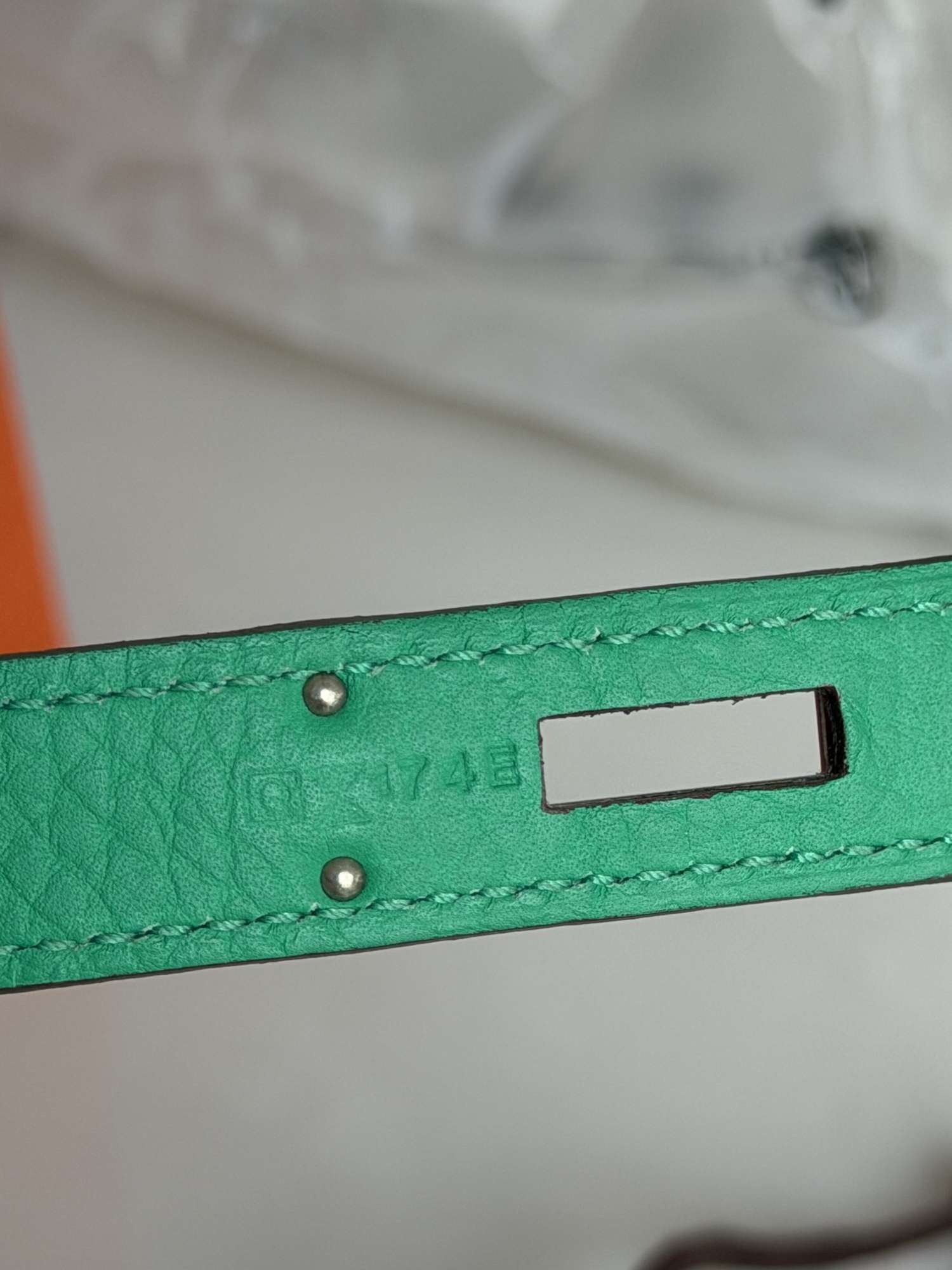 Hermes Birkin 35 Togo, PHW, Menthe color