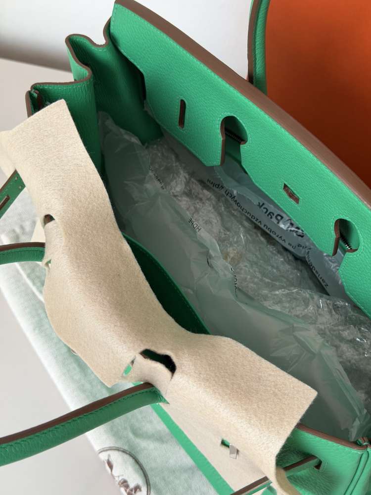 Hermes Birkin 35 Togo, PHW, Menthe color