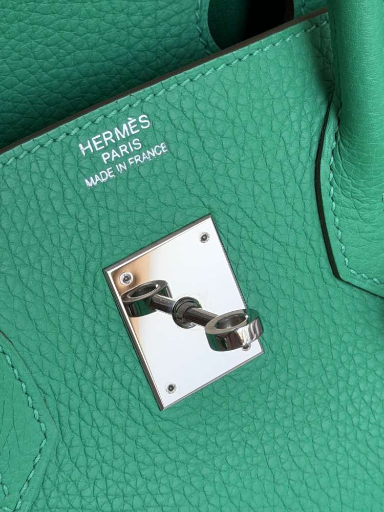 Hermes Birkin 35 Togo, PHW, Menthe color