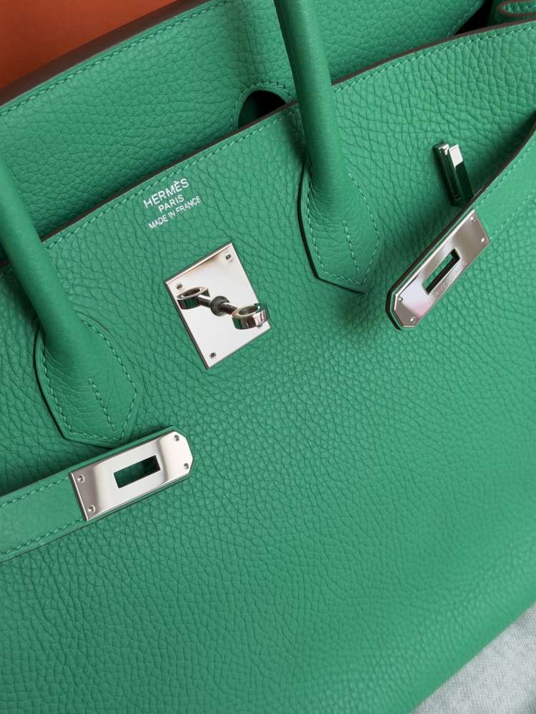 Hermes Birkin 35 Togo, PHW, Menthe color
