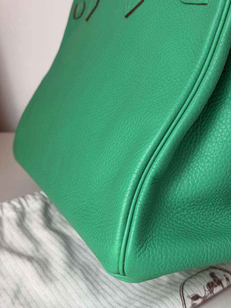 Hermes Birkin 35 Togo, PHW, Menthe color