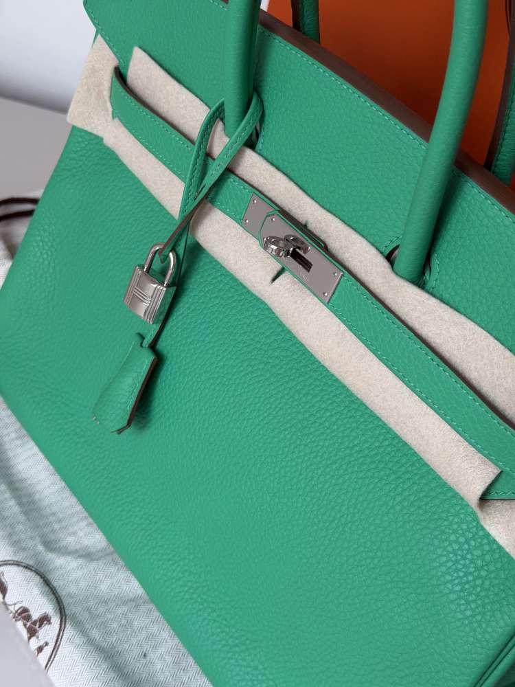 Hermes Birkin 35 Togo, PHW, Menthe color