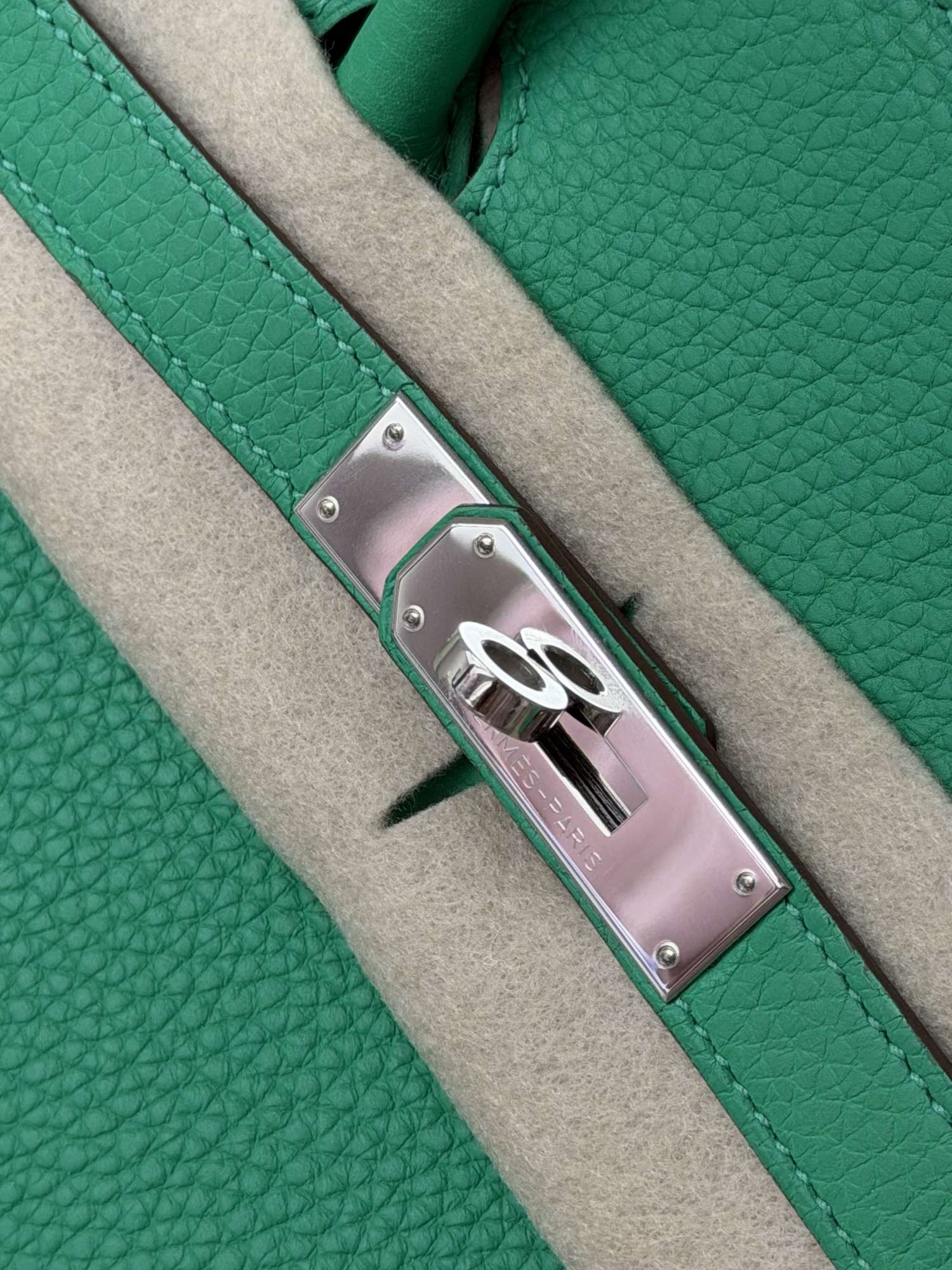 Hermes Birkin 35 Togo, PHW, Menthe color