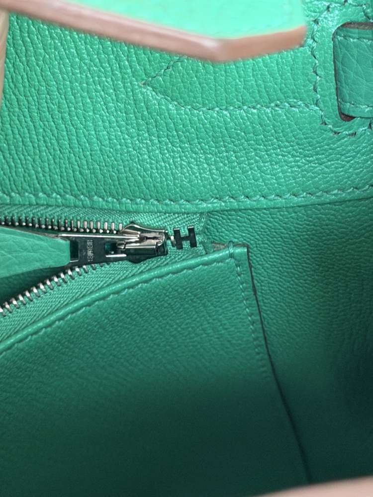 Hermes Birkin 35 Togo, PHW, Menthe color