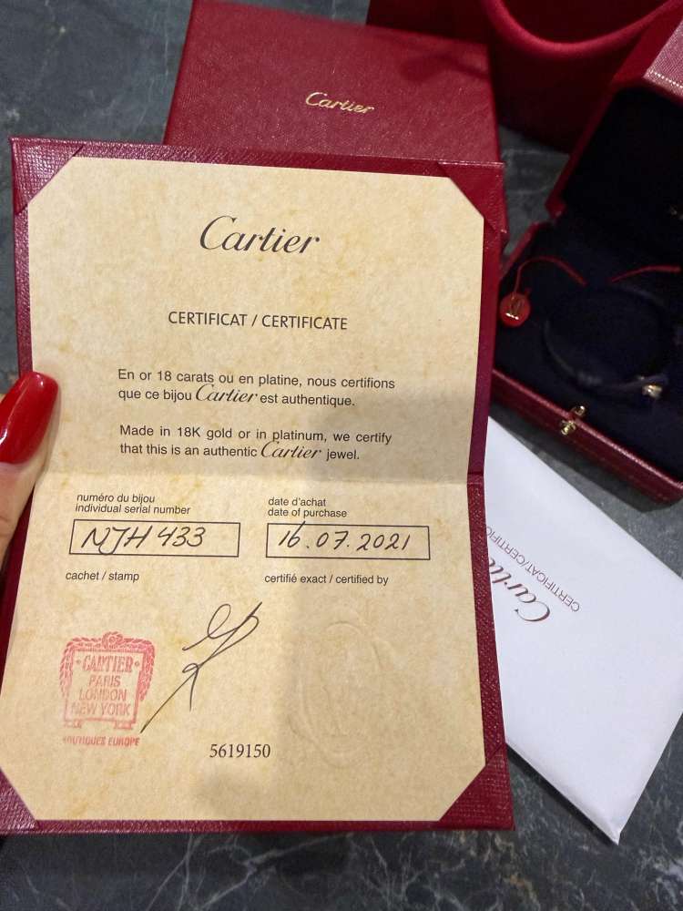 Cartier Trinity náramok