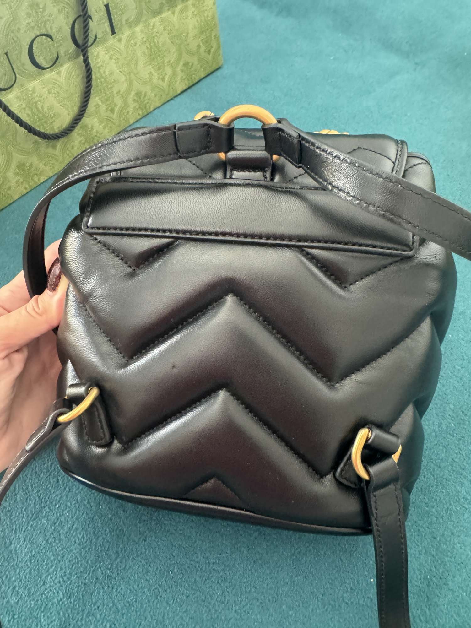 Gucci GG marmont backpack