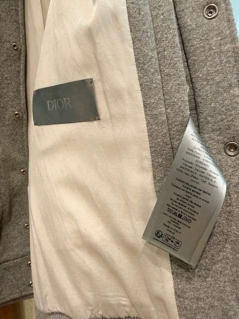 DIOR bunda pánska, limitovaná edícia Lily of Valley, veľkosť M, bomberový mierne oversize štýl