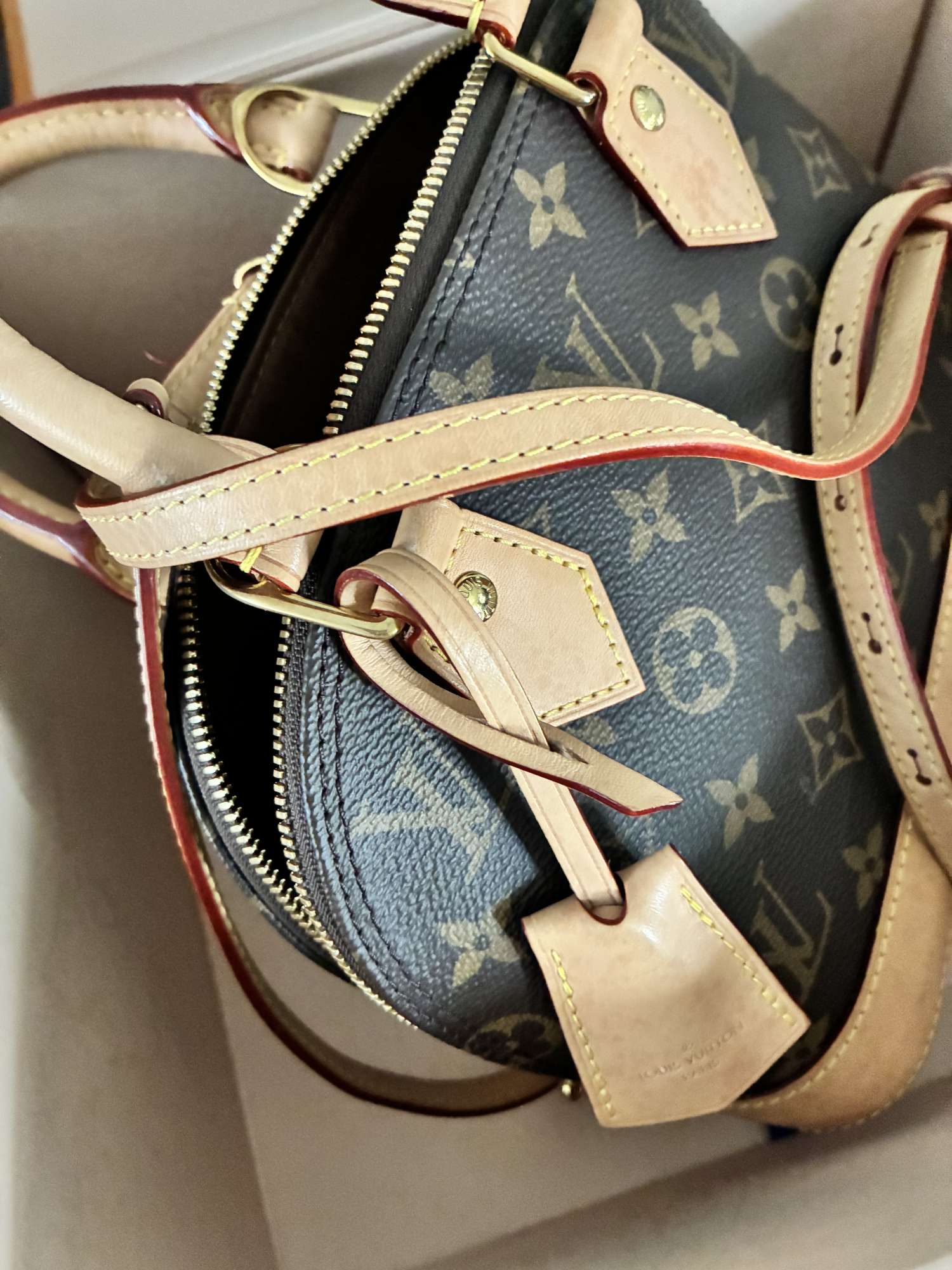 LV alma monogram