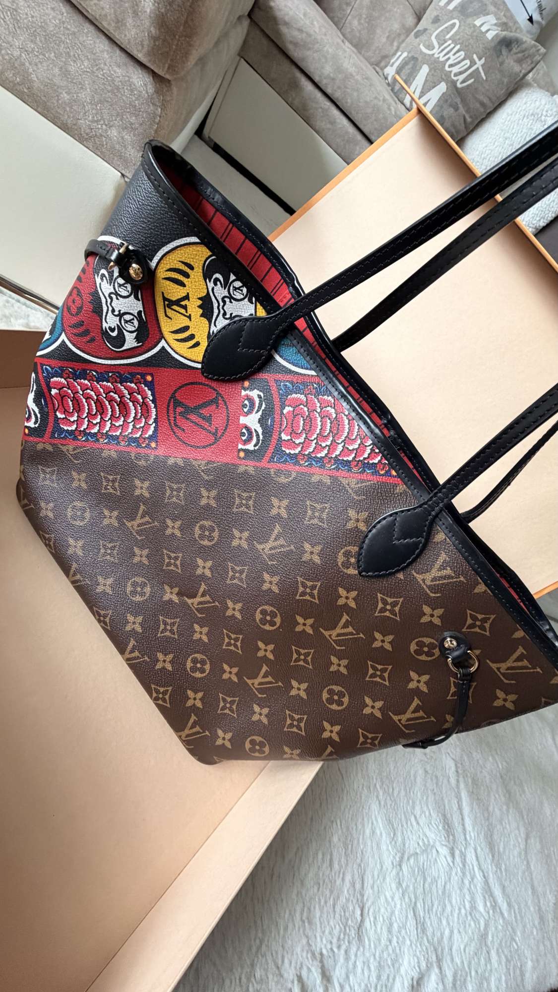 Louis vuitton neverfull kabuki