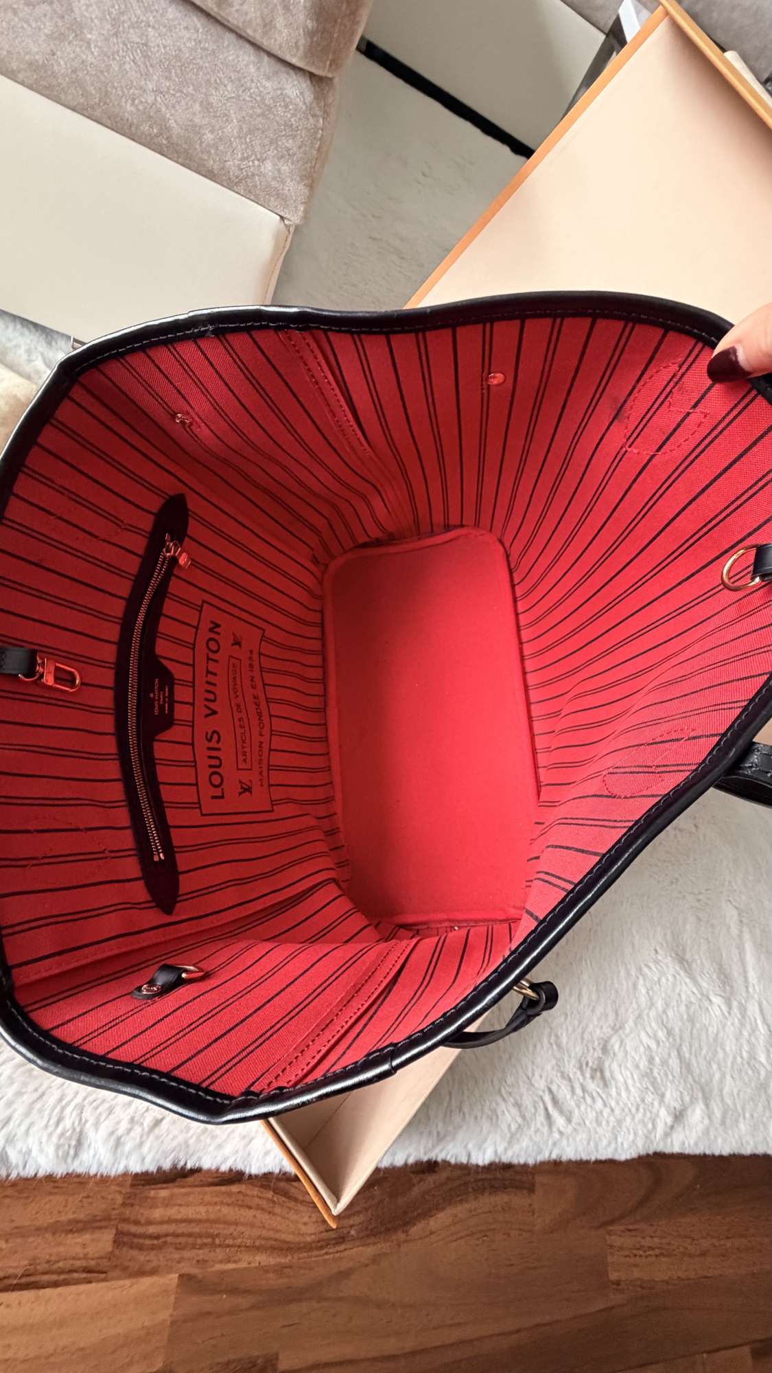 Louis vuitton neverfull kabuki