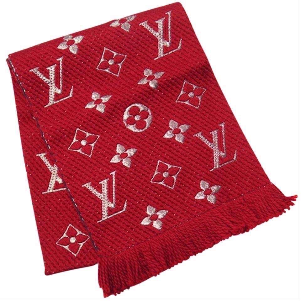 LOUIS VUITTON ČERVENÝ ŠÁL