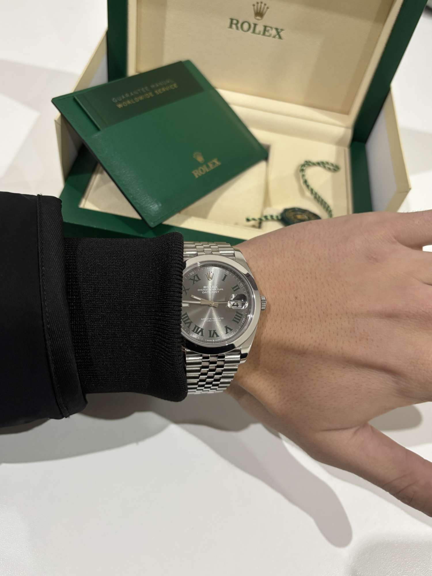 ROLEX DATEJUST 41mm WIMBLEDON 126300