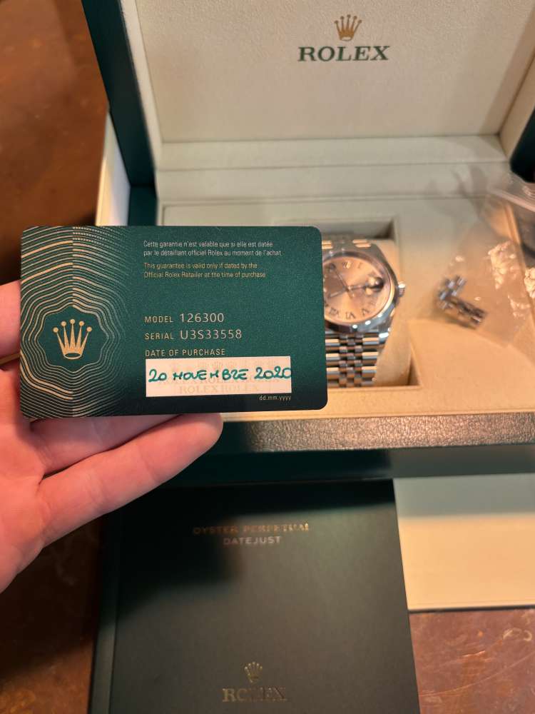 ROLEX DATEJUST 41mm WIMBLEDON 126300