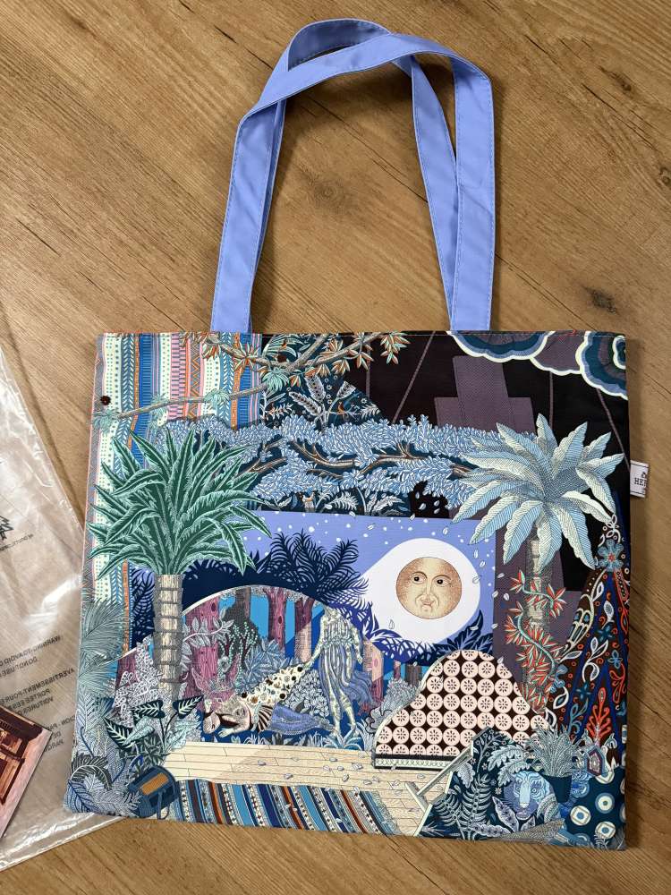 Látková taška Hermés