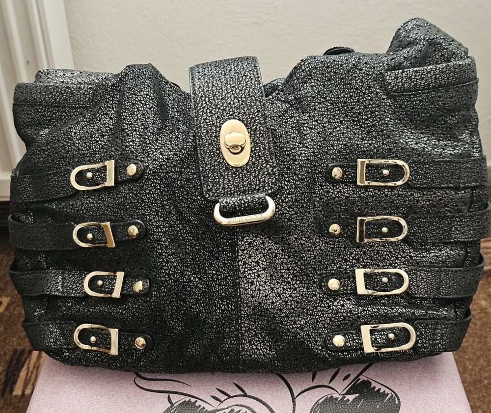 Jimmy Choo kožená kabelka.