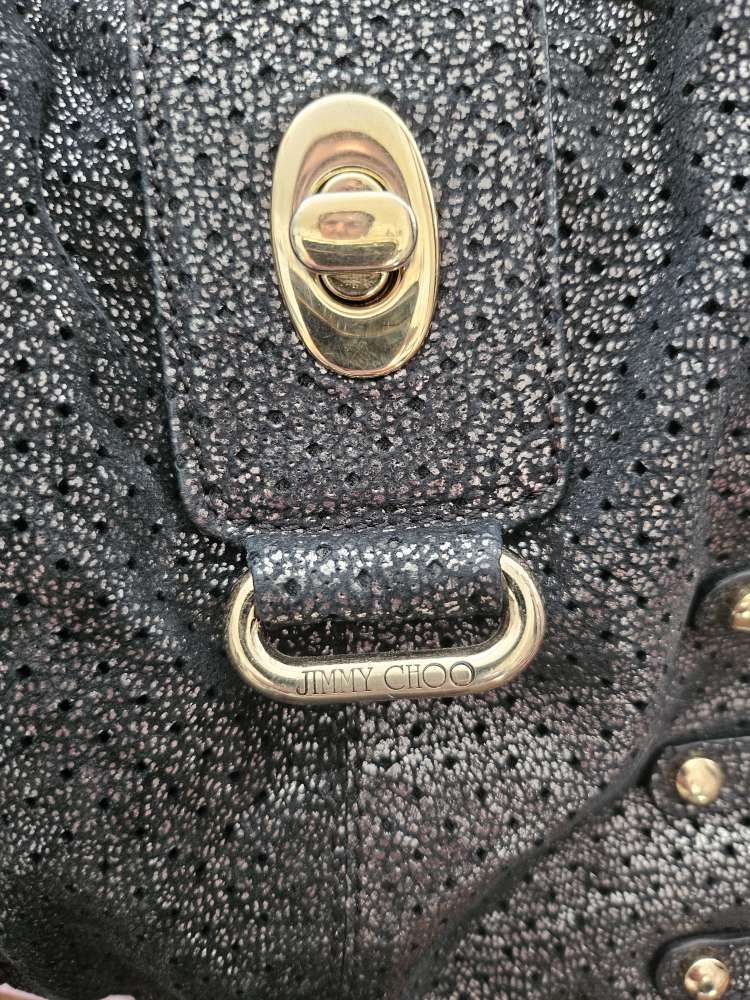 Jimmy Choo kožená kabelka.
