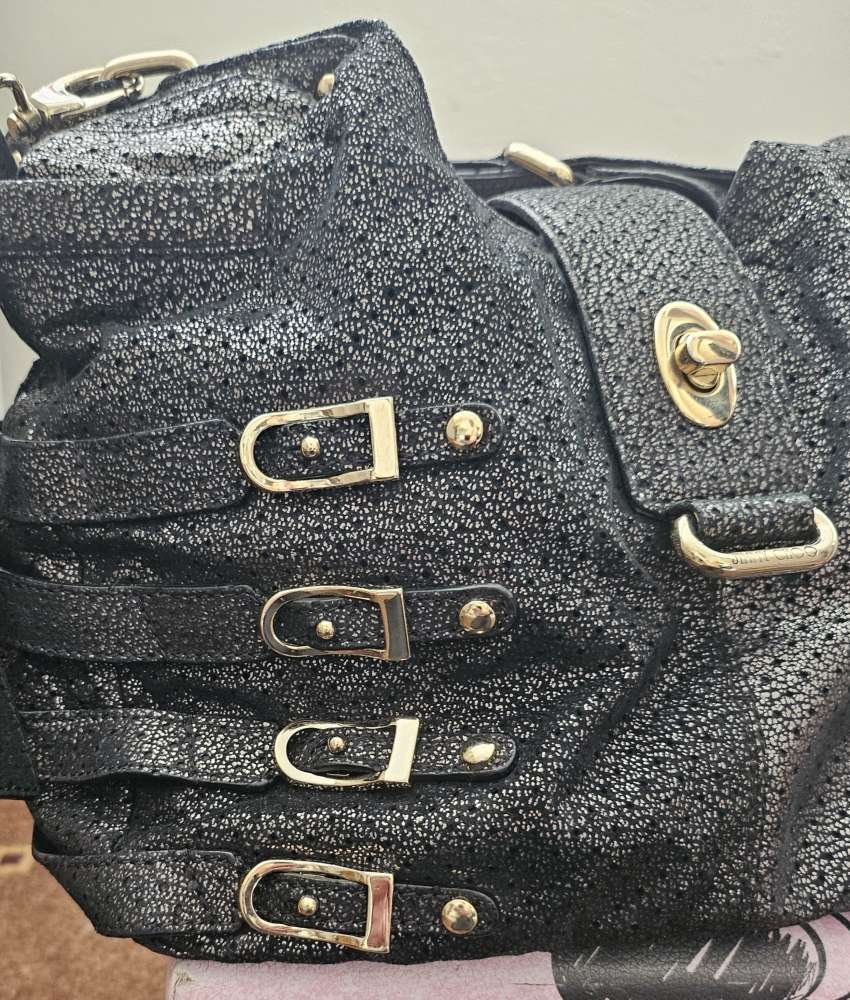 Jimmy Choo kožená kabelka.