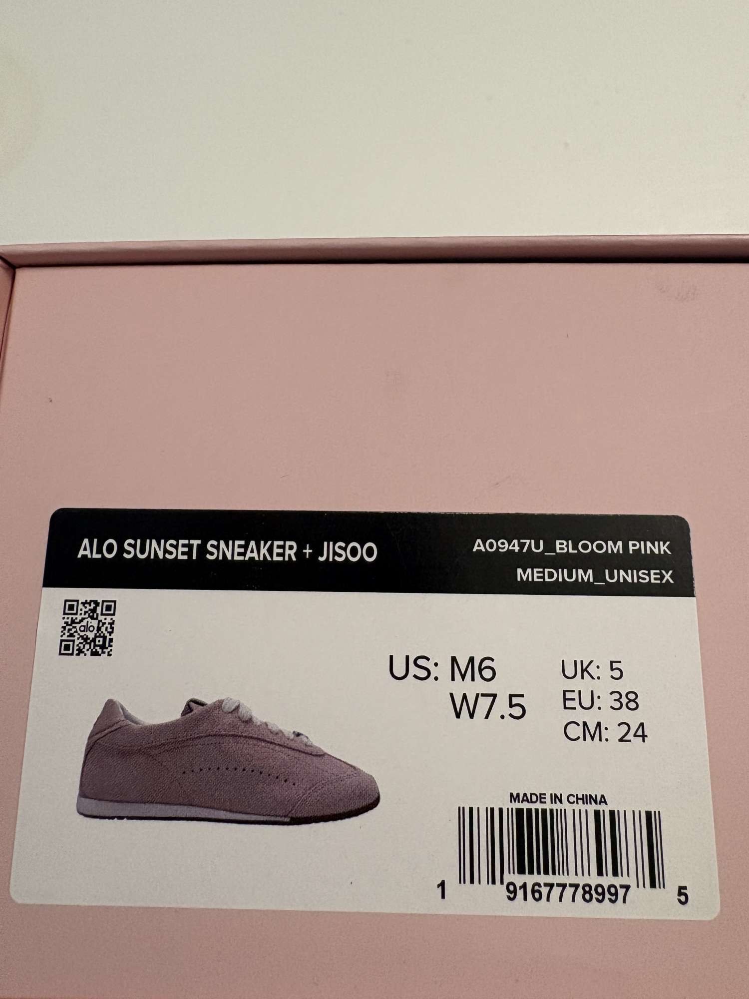 ALO sunset sneaker+Jisso