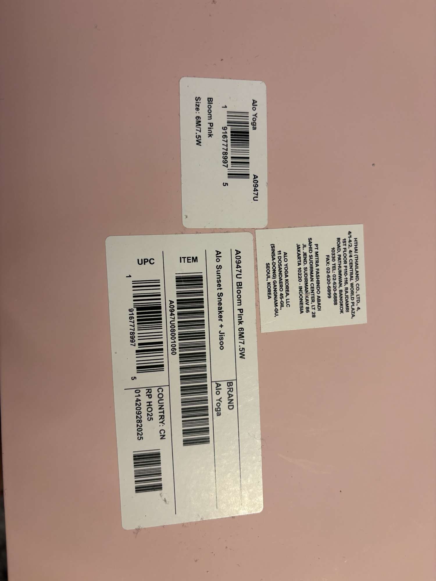 ALO sunset sneaker+Jisso