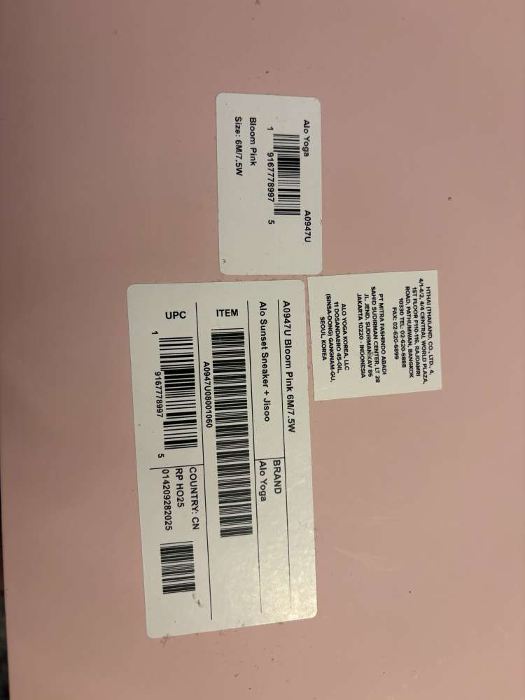 ALO sunset sneaker+Jisso